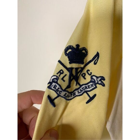 Ralph Lauren button front rugby shirt Mercer Classic RLC MMIX women's size 12 - Picture 4 of 6